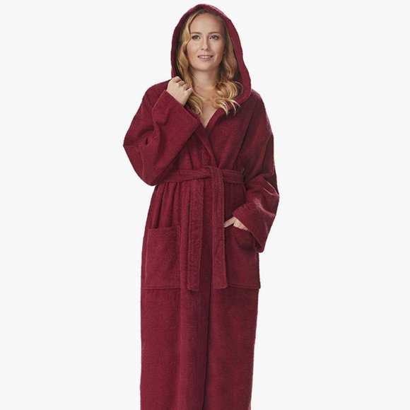 Pottery Barn Intimates & Sleepwear Arus Womens Hooded Classic Bathrobe Made Of Turkish